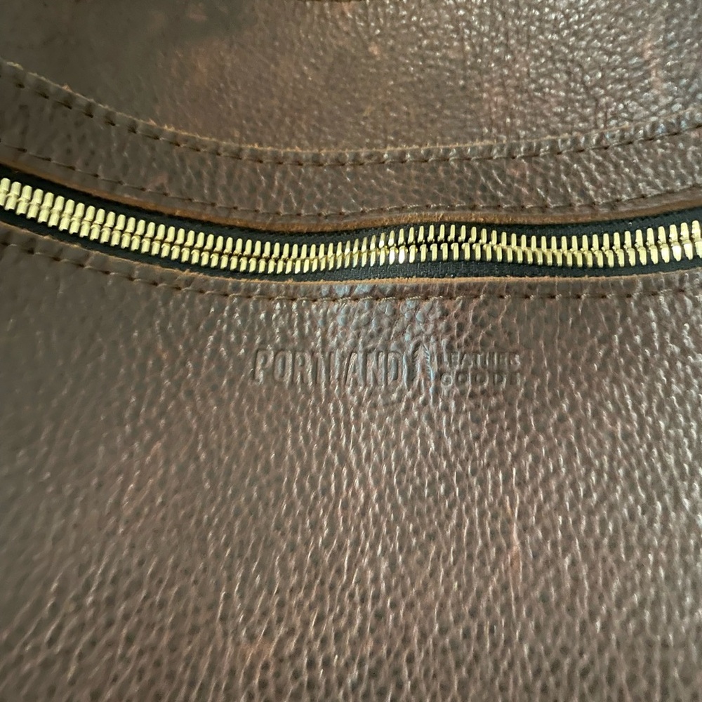 Portland Leather Goods Tote Backpack in Coldbrew